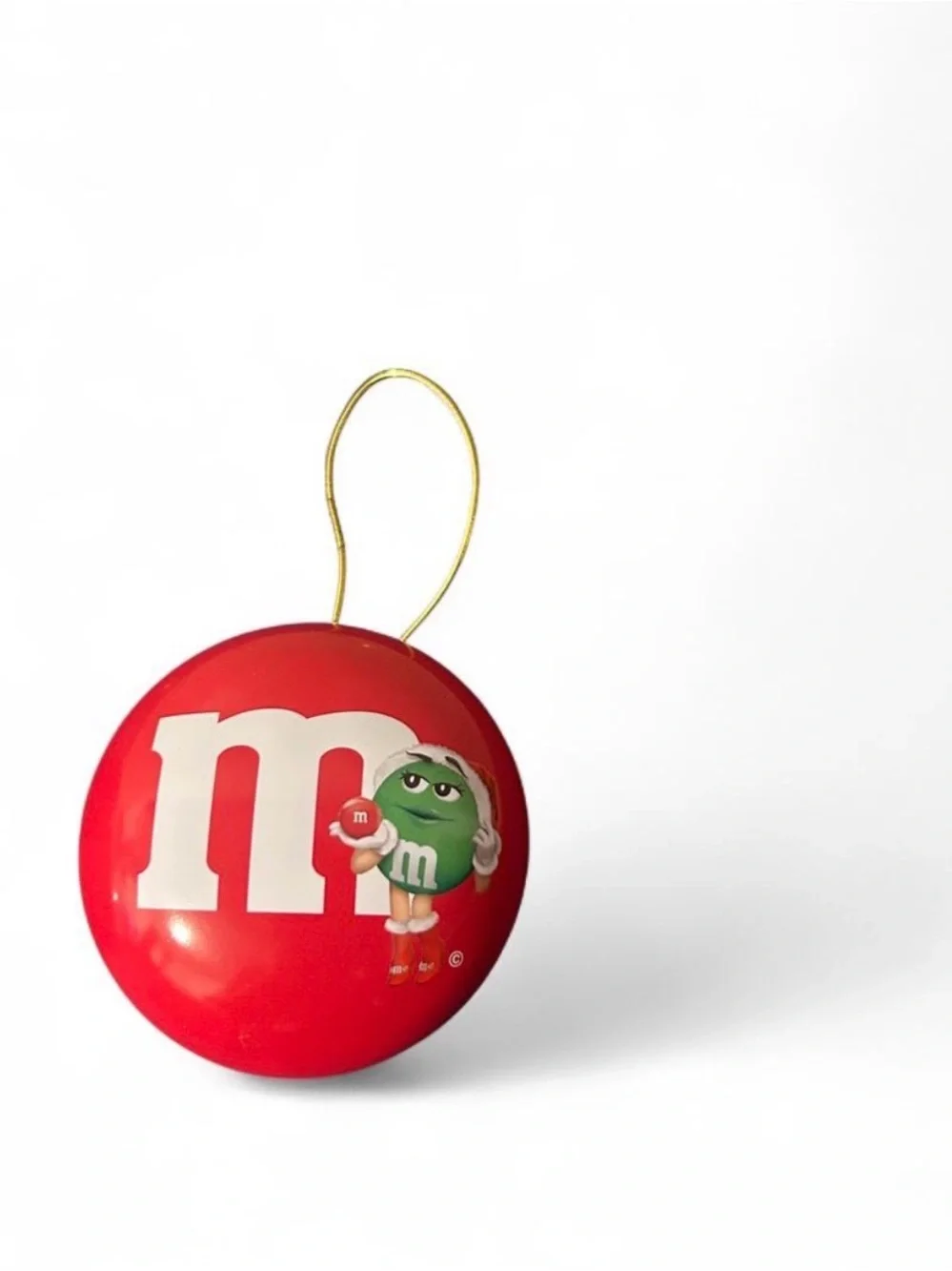 Vintage M&M Christmas ornament couple